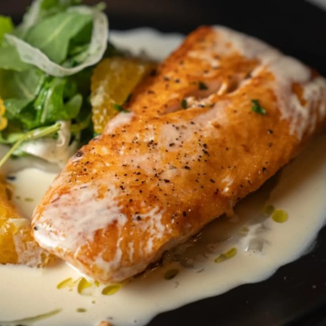ROASTED SALMON.