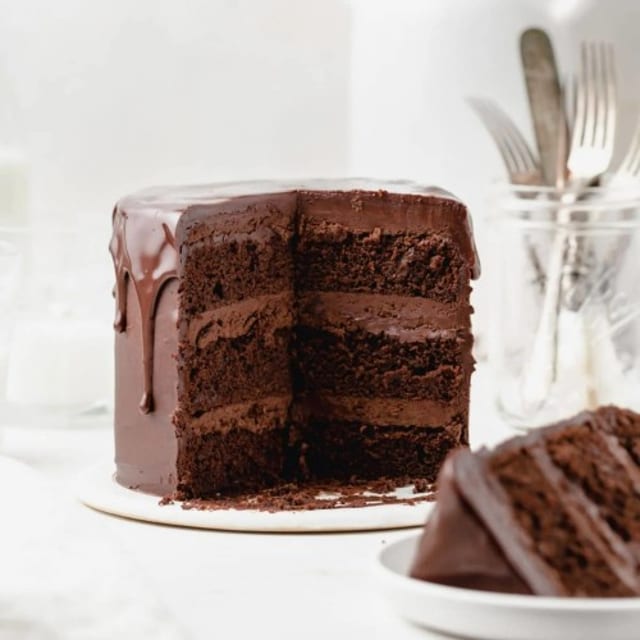 Chocolate Mousse Cake.
